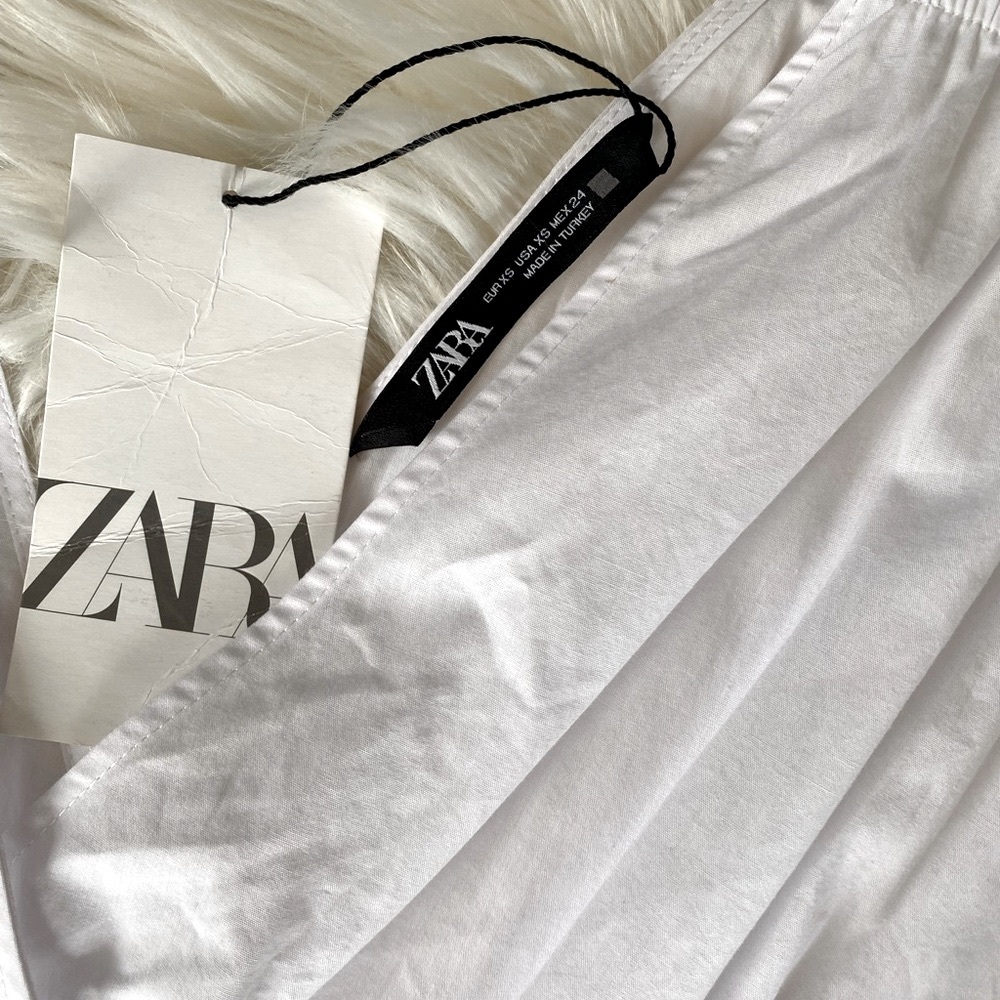 Cotton dolman sleeve Y2K 90’s Poplin Dress - Picture 9 of 14